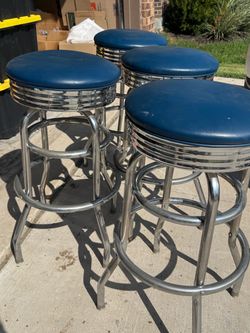 Heavy Commercial Grade Chrome Stools
