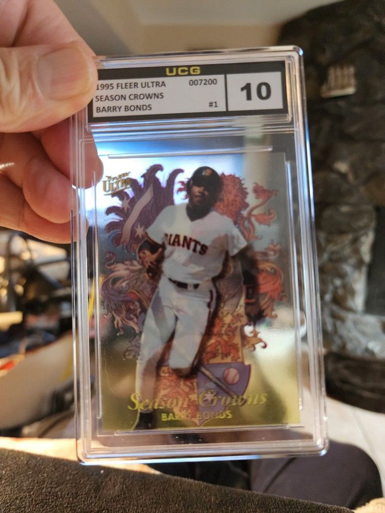 Barry Bonds 1996 Fleer Ultra Season Crowns UCG 10 Gem Mint Acetate Giants