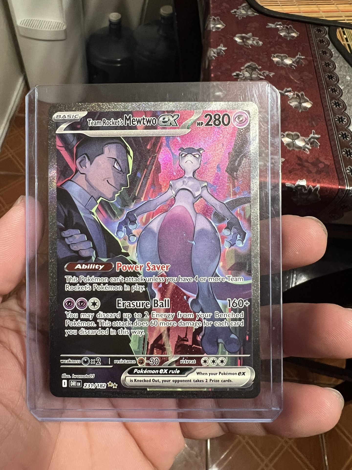 Pokemon Destined Rivals Team Rockets Mewtwo EX