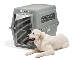 Airline compliant Sky Kennel dog crate for 90-120 lbs
