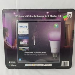 Philips White & Color Ambience A19 Starter Kit