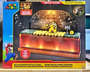 The Super Mario Deluxe Bowser Battle Playset