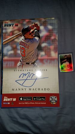 Manny Machado limited edition card Dodgers Orioles