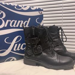 Lucky Brand Leather Boots Women Size 6 New