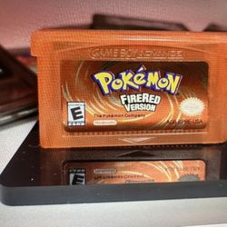 Pokemon Firered Version Gba Game Boy Advance Gba Cart