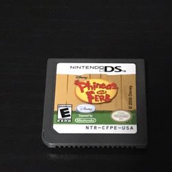 2008 Rare Disney Nintendo Ds Video Game Phineas And Ferb Perry The Platypus Cartridge Only 