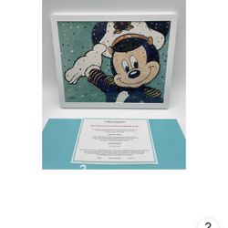 Disney Cruise Line Mickey Mouse framed Artwork by Joe Kaminski- 25th Anniversary