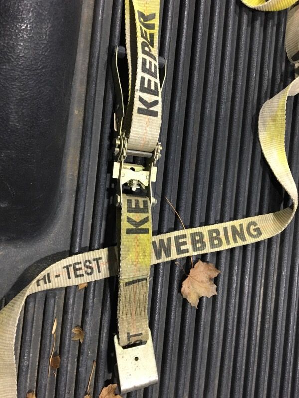 40 foot Hi-test webbing keeper tie-down strap