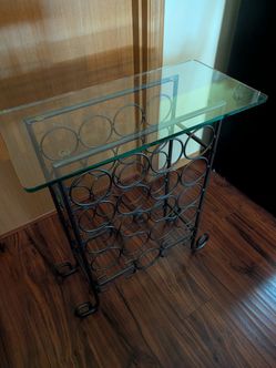 Glass top Wine Rack