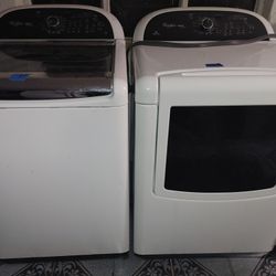 Whirlpool cabrio Platinum XL washer and electric dryer set