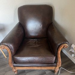 Old Vintage Leather Chair