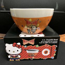 My Hero Academia Hello Kitty And Friends 6 Inch Ramen Noodle Bowl Chopsticks