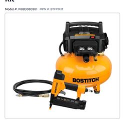 Bostitch 18 Gauge Brad Nailer/compressor Combo