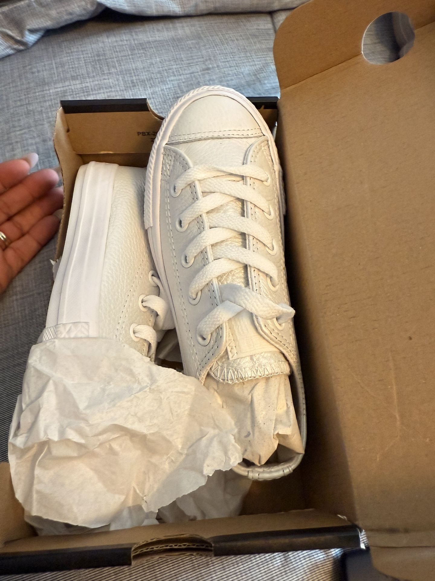 Leather Converse