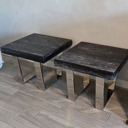 2 Side Tables. Used, in very good condition. 

23.5" x 20"H 

$120

End Tables 