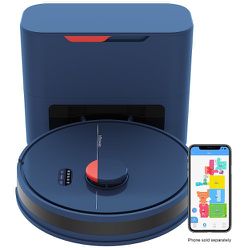 NEW Robot Vacuum and Mop: bObsweep Dustin Wi-Fi Connected Self-Emptying (Top model released in 2023)