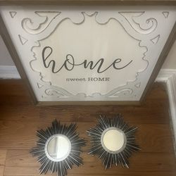 Wall Paintings And Two Small Mirrors 