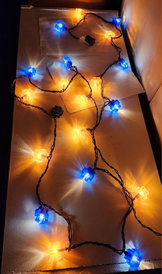 University Illinois Fighting Illini Christmas 20 Light Set