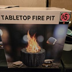 NEW Tabletop Fire Pit – Concrete Mini Fire Pit