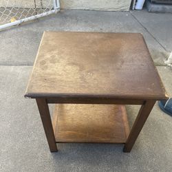 Beautiful wood side table
