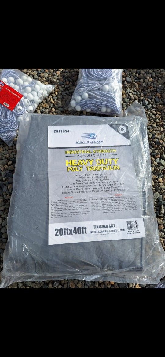 Lonas Gruesas 10x20, 10x30, 20x20, 20x30 Y 20x40 Nuevas Heavy Duty A Domicilio 