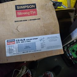 CS16-R Coiled Strap 16-gauge galvanized steel