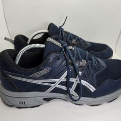 Asics Gel-Venture 8 Trail Shoes Men's 10.5 Blue Running Athletic Road Sneakers