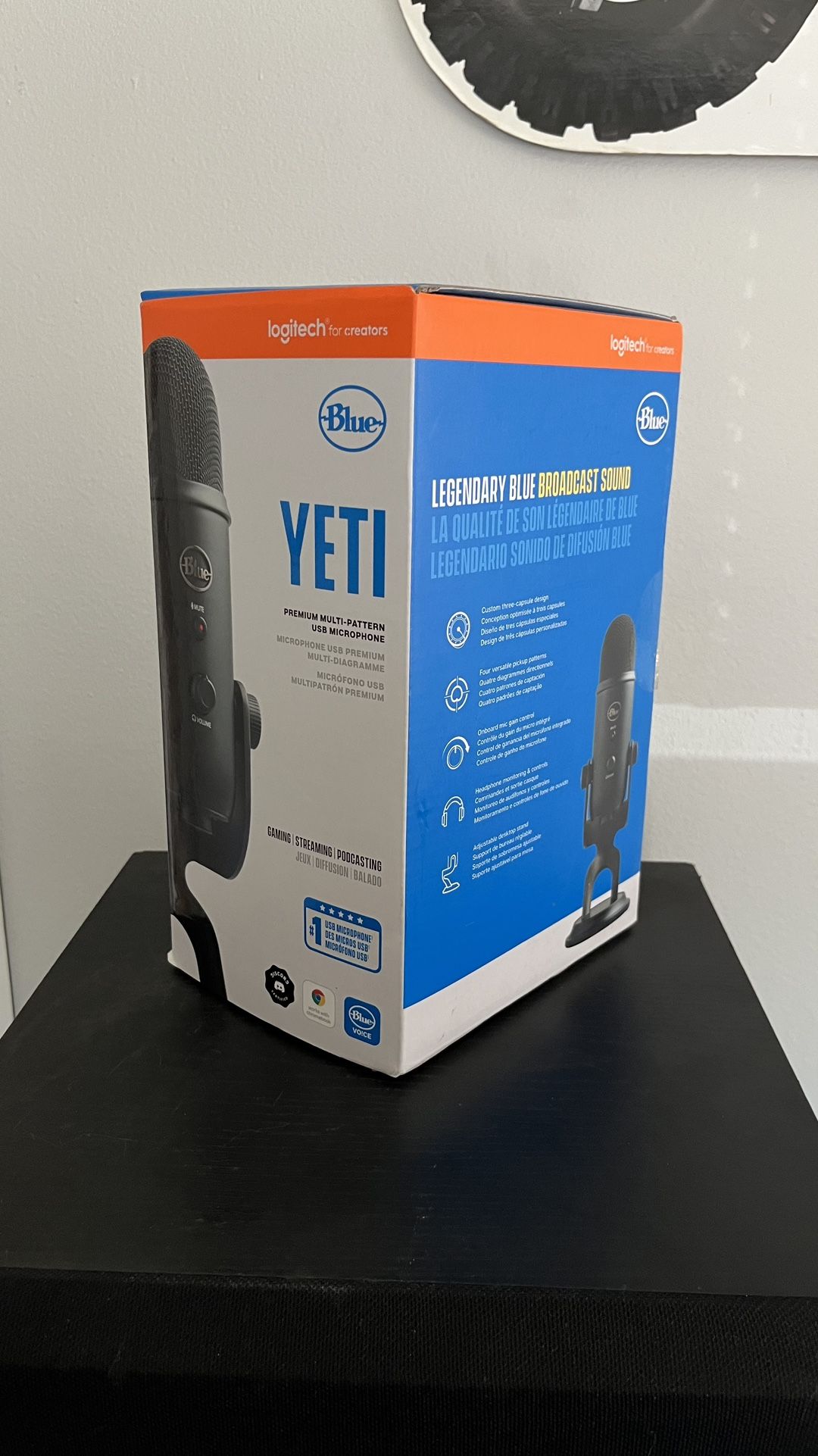 Podcast Microphone, Logitech Blue yeti mic