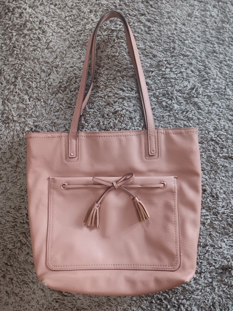 Lauren Conrad Presley Pink Convertible Handbag Purse