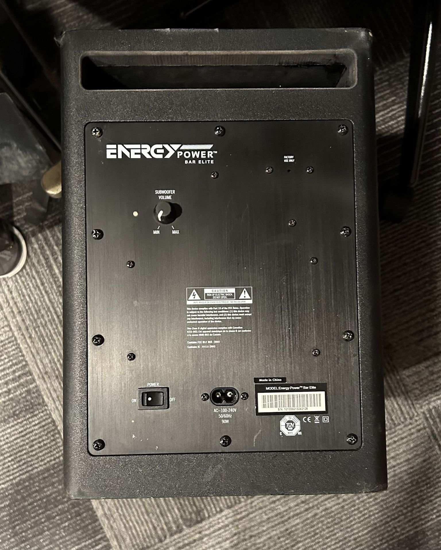 Klipsch Energy Power Bar Elite with wireless subwoofer