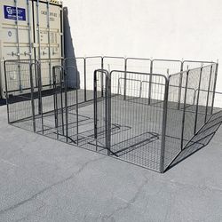 (Brand New) $270 Large 10x10ft Heavy Duty 48” Tall, 16-Panels Dog Playpen Pet Exercise Fence Crate Kennel
