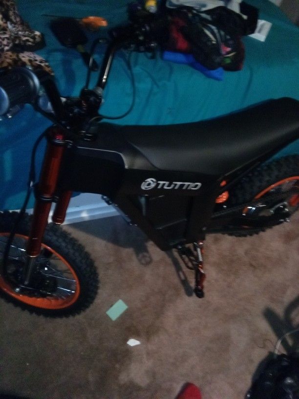 Electric Bike Orange And Black New