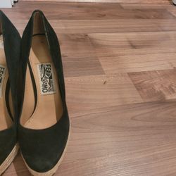 Ferragamo Bernie Espadrille Wedges Size5 1/2