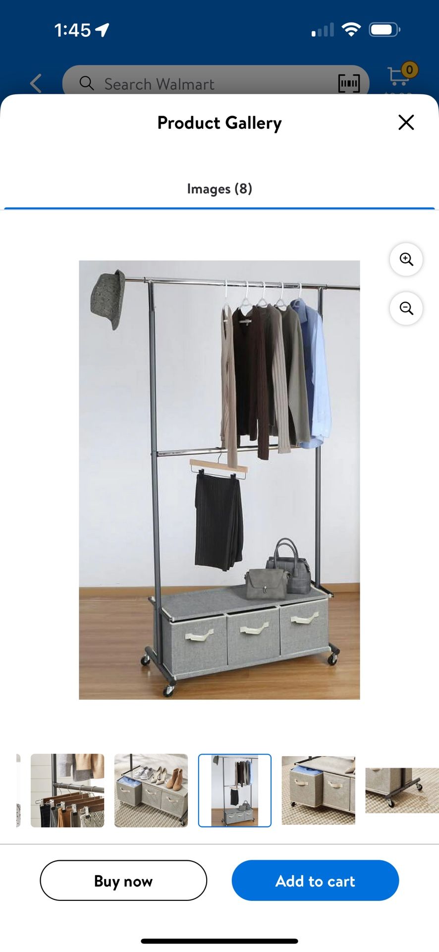 Wardrobe Storage Rack