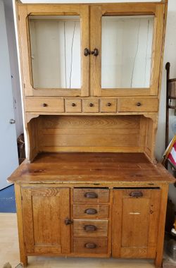 Wooden Hoosier Antique Late 1800s