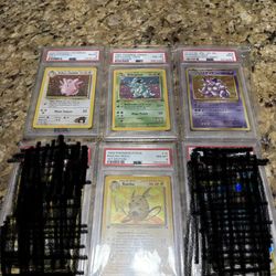 Pokemon PSA slabs