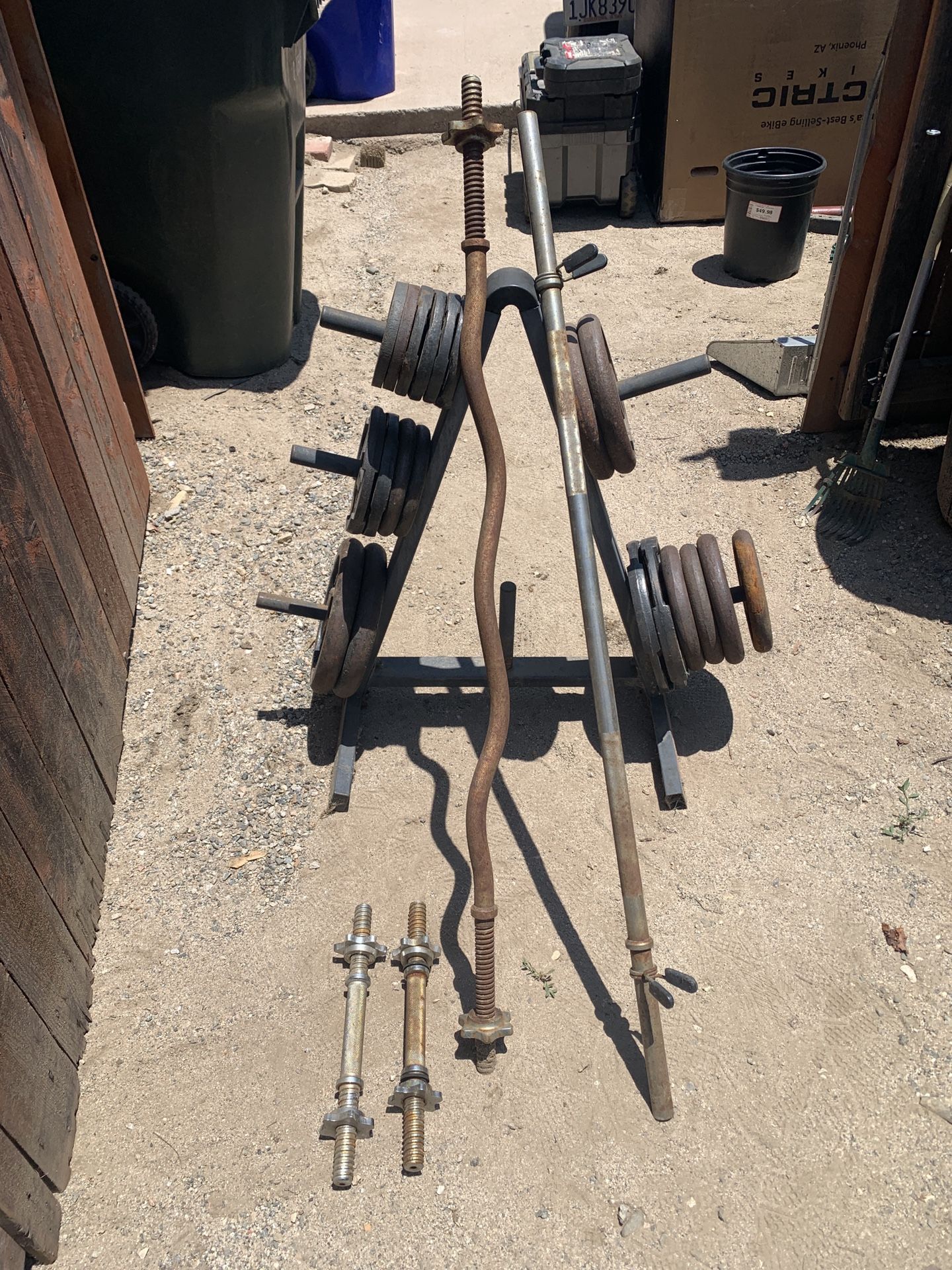 155 lb Weight Set
