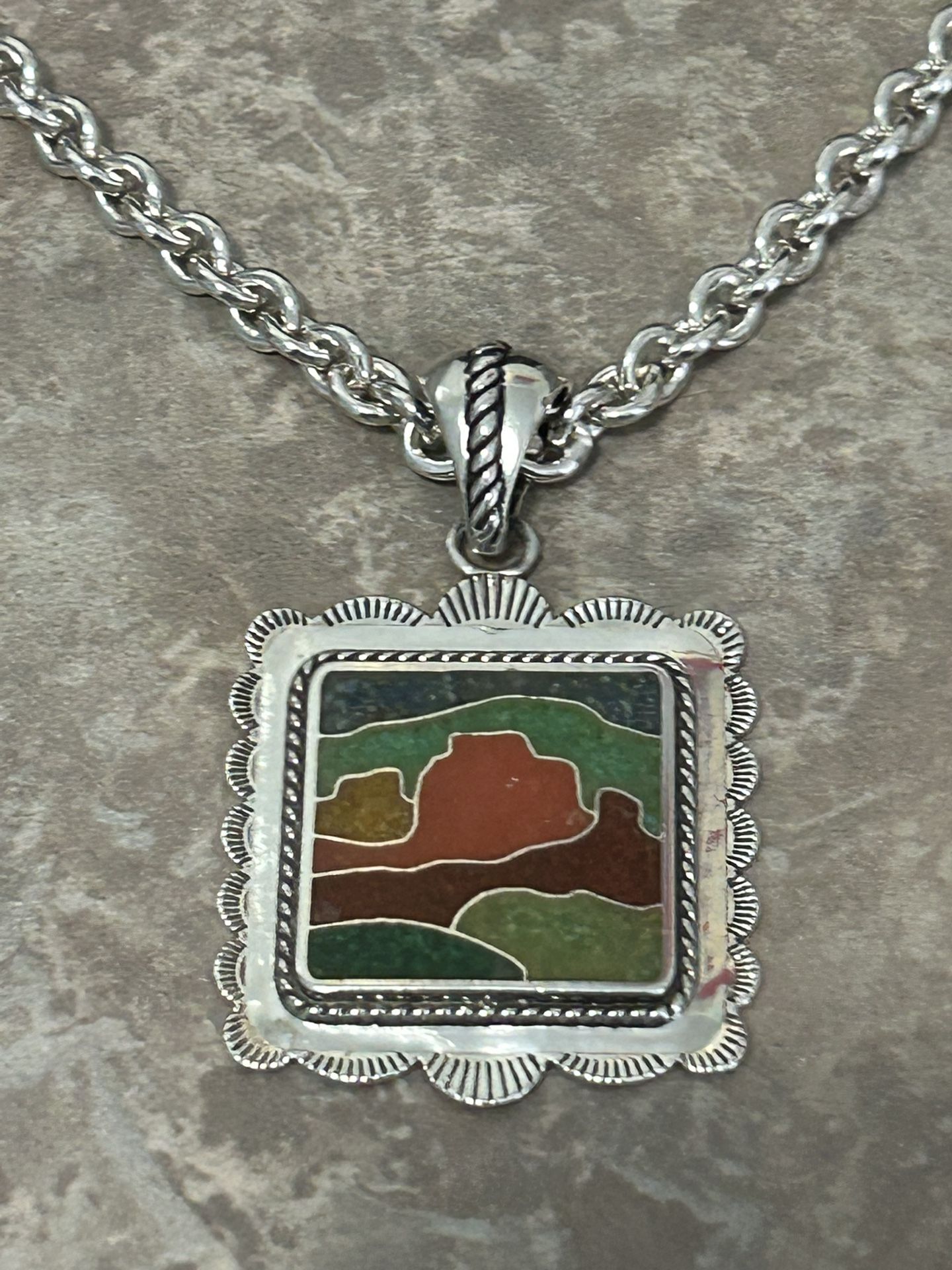 925 Sterling Silver Necklace With Pendant