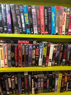 Horror VHS and Books!