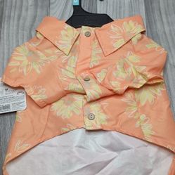NWT Medium Hawaiian Dog Shirt