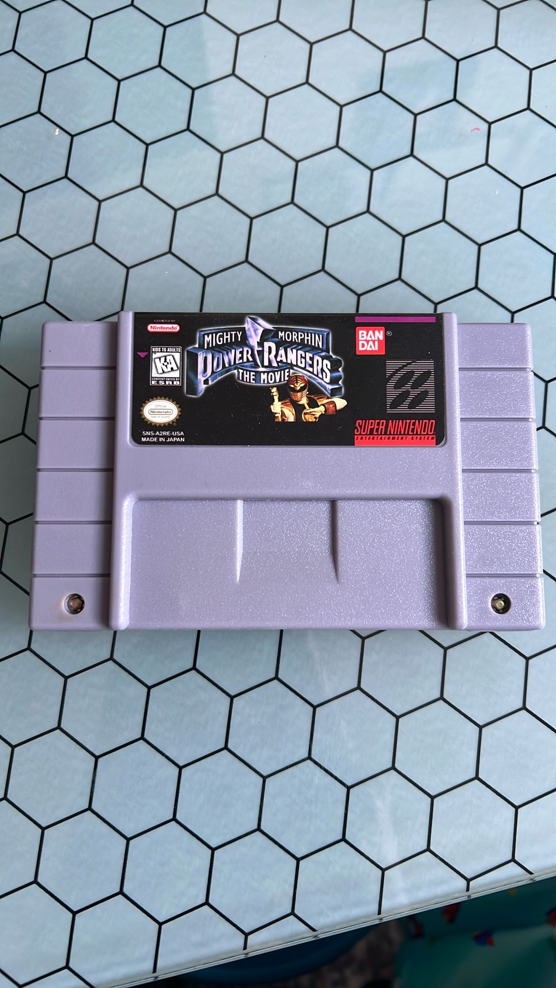 Super Nintendo Mighty Morphin Power Rangers The Movie