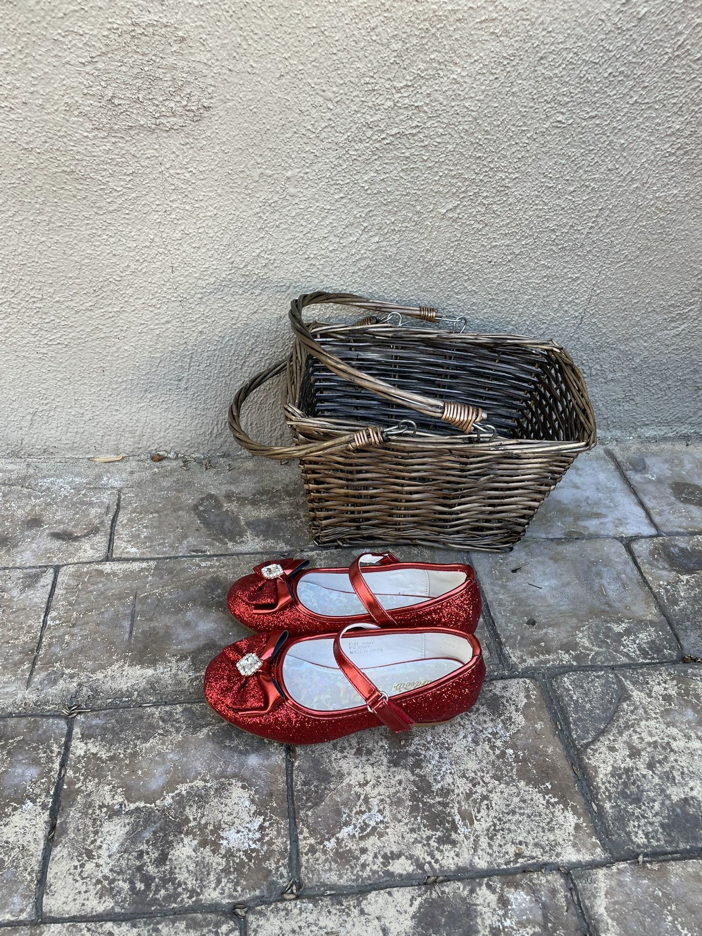 Dorothy Shoes And Basket