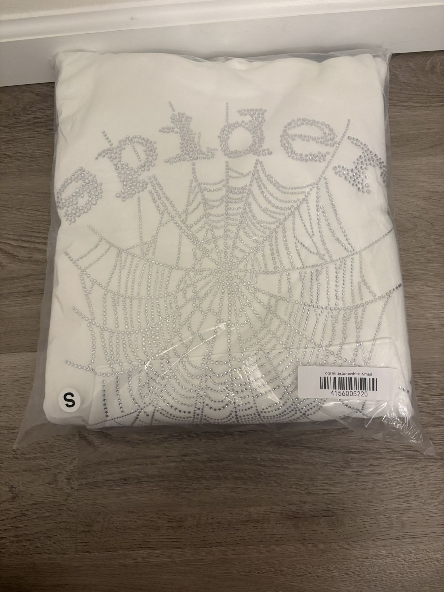 White And Silver Spider Hoodie