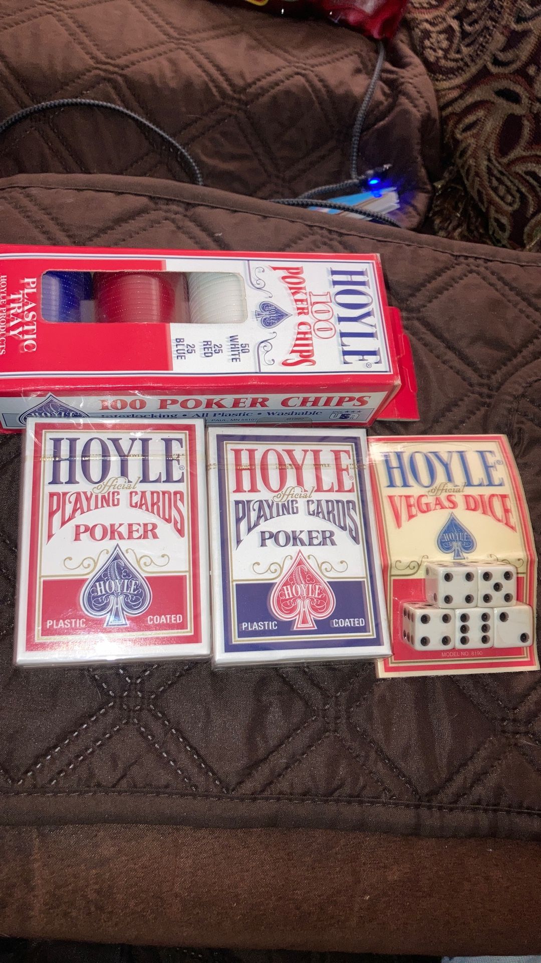 All Cards,chips,and Dice 🎲 Brand New Sealed $15 For The Bundle