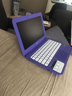 Purple HP Laptop