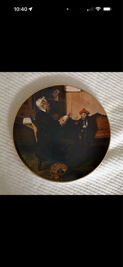 Royalwood China Norman Rockwell The Doctor and the Doll Collector Plate 1977 Li…