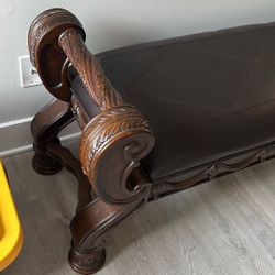 Leather Bench