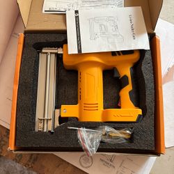 18 Gauge Brad Nailer Cordless for Dewalt 20V Max Battery, 2 in 1 Brushless Electric Staple Gun/Nail Gun with 500 Nails and 500 Staples, Dual Protectio