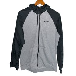 Nike Men’s Large Dry Utility Core Training Hoodie - Grey/Black