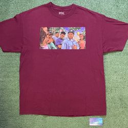 DGK boyz in the hood maroon tee